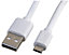 PRO SIGNAL - 1.8m White Micro USB Cable