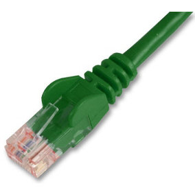 PRO SIGNAL - 10m Green Cat5e Snagless UTP Ethernet Patch Lead