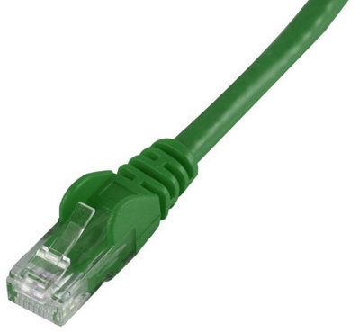 PRO SIGNAL - 15m Green Cat6 Snagless UTP Ethernet Patch Lead