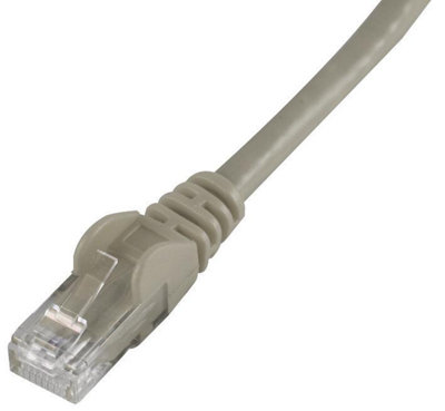 PRO SIGNAL - 1m Grey Cat6 Snagless UTP Ethernet Patch Lead