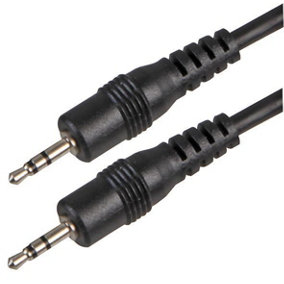 PRO SIGNAL - 2.5mm Stereo Jack Plug to Plug Lead, 3m Black