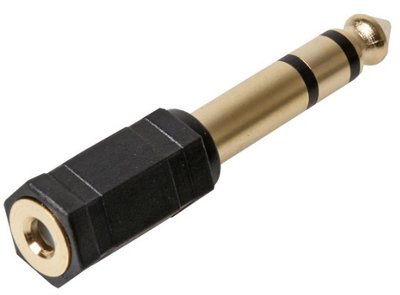 PRO SIGNAL - 3.5mm Stereo Jack Socket To 6.35mm Jack Plug