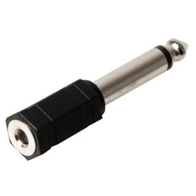 PRO SIGNAL - 3.5mm Stereo Socket to 6.35mm Mono Jack Adaptor