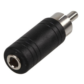 PRO SIGNAL - 3.5mm Stereo Socket To RCA Phono Plug Adaptor