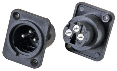 PRO SIGNAL - 3 Pole XLR Chassis Mount Plug