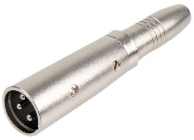 PRO SIGNAL - 3 Pole XLR Plug to 6.35mm (1/4") Mono Jack Socket