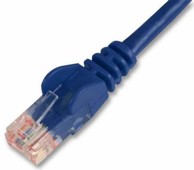 PRO SIGNAL - 3m Blue Cat5e Snagless UTP Ethernet Patch Lead