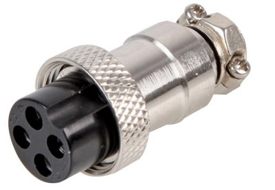PRO SIGNAL - 4-Pin Multi-Pole Inline Connector Socket | DIY at B&Q
