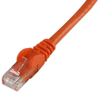 PRO SIGNAL - 5m Orange Cat6 Snagless UTP Ethernet Patch Lead