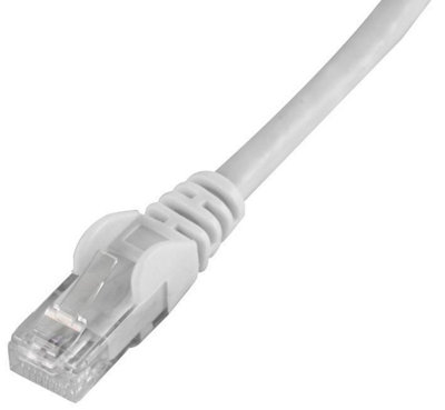 PRO SIGNAL - 5m White Cat6 Snagless UTP Ethernet Patch Lead