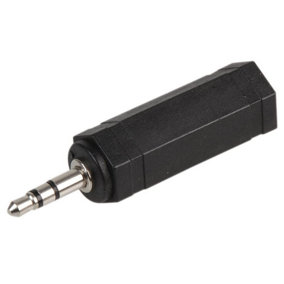 PRO SIGNAL - 6.35mm (1/4") Mono Jack Socket to 3.5mm Stereo Jack Plug Adaptor