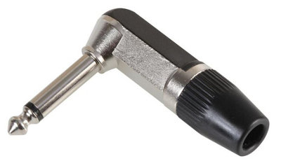PRO SIGNAL - 6.35mm 1/4" Mono Right Angled Jack Plug