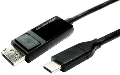 PRO SIGNAL - Bi-Directional USB-C to DisplayPort 1.4 Adaptor Lead, 2m