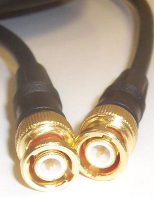 PRO SIGNAL - BNC Male to BNC Male RG59/U Coaxial Lead, 10m 75 Ohm Gold