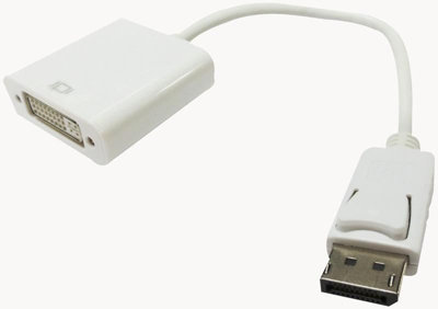 PRO SIGNAL - DisplayPort 1.2 to DVI Adaptor 0.2m White