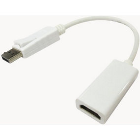 PRO SIGNAL - DisplayPort 1.2 to HDMI Adaptor 0.2m White