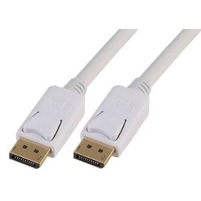 PRO SIGNAL - DisplayPort Male to Male Lead, 1m White