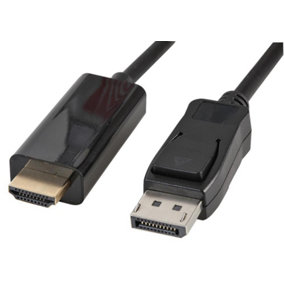 PRO SIGNAL - DisplayPort to HDMI Cable, 1m Black