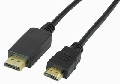 PRO SIGNAL - DisplayPort to HDMI Cable, 3m Black