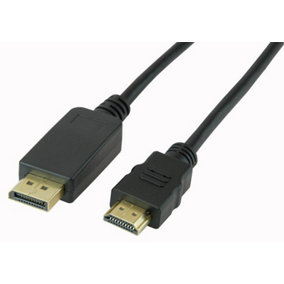 PRO SIGNAL - DisplayPort to HDMI Cable, 5m Black