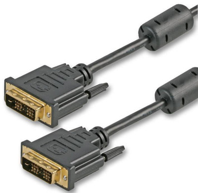 PRO SIGNAL - DVI-D Single Link Male to Male Lead, 0.5m Black