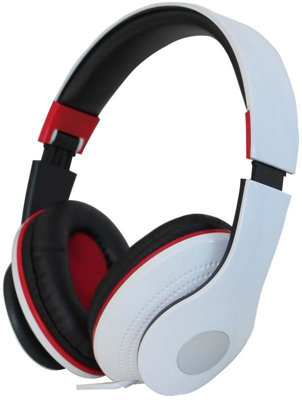 PRO SIGNAL - Foldable Headphones 1.5m Lead Length & 3.5mm Jack - White