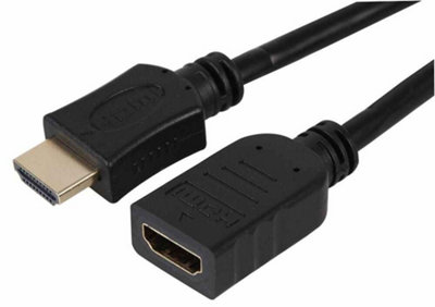 PRO SIGNAL HDMI Lead with Ethernet Male to Female Nickel Plated Contacts 2m Price Comparisons | Compare The Build