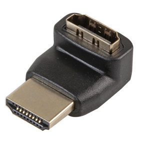 PRO SIGNAL - HDMI Plug to Socket Adaptor - 90 / 270 Degree