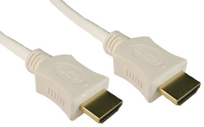 PRO SIGNAL - High Speed 4K UHD HDMI Lead with Ethernet, Male to Male, 20m White