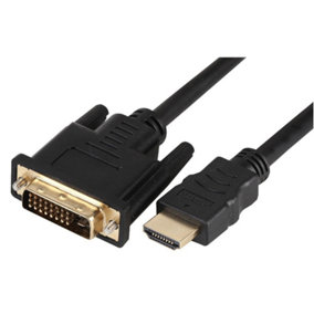 PRO SIGNAL High Speed HDMI Lead Male to DVI-D Male Gold Plated Connectors 10m
