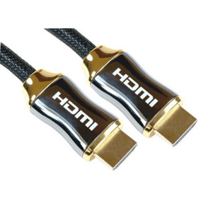 PRO SIGNAL High Speed HDMI Lead Male to Male Braided Gold Plated Connectors 5m