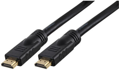 PRO SIGNAL High Speed HDMI Lead with Ethernet Male to Male Gold Plated 20m Black