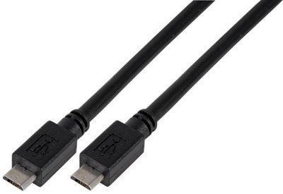 PRO SIGNAL - Micro B Male to Micro B Male USB 2.0 Cable, 2m Black