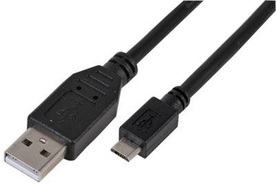 PRO SIGNAL - Micro B Plug to A Plug USB 2.0 Cable, 2m Black Price Comparisons | Compare The Build