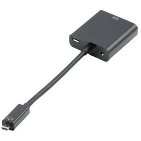 PRO SIGNAL - Micro HDMI to VGA Adaptor Male to Female - Black