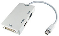 PRO SIGNAL - Mini DisplayPort 1.2 to  HDMI, DVI or VGA Adaptor, 4K UHD Support
