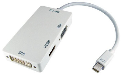 PRO SIGNAL - Mini DisplayPort 1.2 to  HDMI, DVI or VGA Adaptor, 4K UHD Support