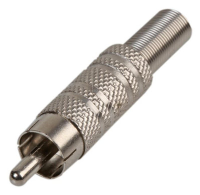 PRO SIGNAL - Nickel Plated Phono Plug, 6mm