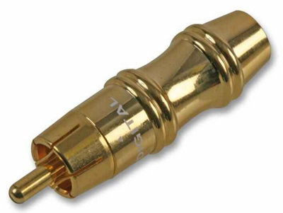 PRO SIGNAL - Phono Plug, Gold, White