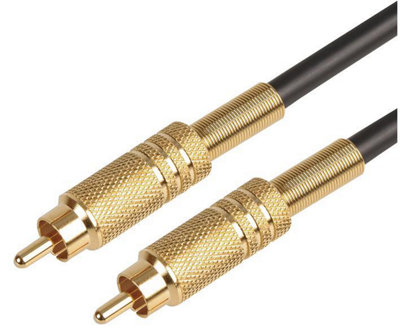 PRO SIGNAL - Phono (RCA) Male to Male Lead with RG59 Cable, 1m Black Price Comparisons | Compare The Build