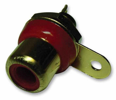 PRO SIGNAL - Phono Socket, Red / Gold
