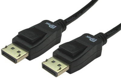 PRO SIGNAL - Premium 8K HBR3 DisplayPort 1.4 Male to Male Lead, 0.5m Black Price Comparisons | Compare The Build