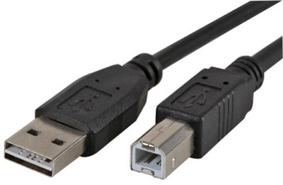 PRO SIGNAL - Reversible USB 2.0 A to B Lead Male to Male, 0.5m
