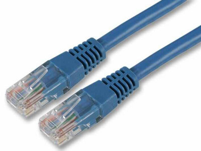 PRO SIGNAL - RJ45 Male to Male Cat5e UTP Ethernet Patch Lead, 25m Blue