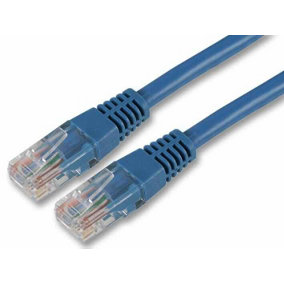 PRO SIGNAL - RJ45 Male to Male Cat5e UTP Ethernet Patch Lead, 25m Blue