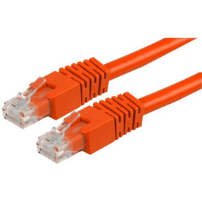 PRO SIGNAL - RJ45 Male to Male Cat6 UTP Ethernet Patch Lead, 5m Orange
