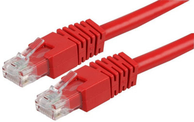 PRO SIGNAL - RJ45 Male to Male Cat6 UTP Ethernet Patch Lead, 5m Red