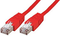 PRO SIGNAL - RJ45 to RJ45 Cat5e S/FTP Ethernet Patch Lead 10m Red