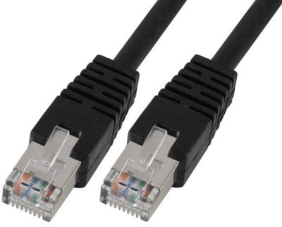 PRO SIGNAL - RJ45 to RJ45 Cat5e S/FTP Ethernet Patch Lead 5m Black