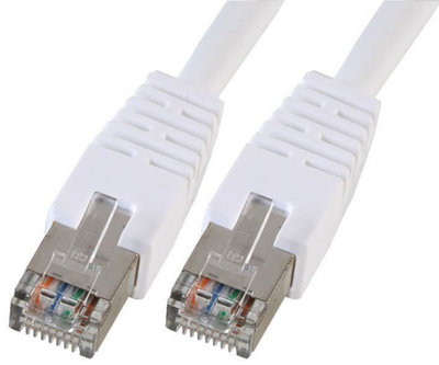 PRO SIGNAL - RJ45 to RJ45 Cat5e S/FTP Ethernet Patch Lead 5m White